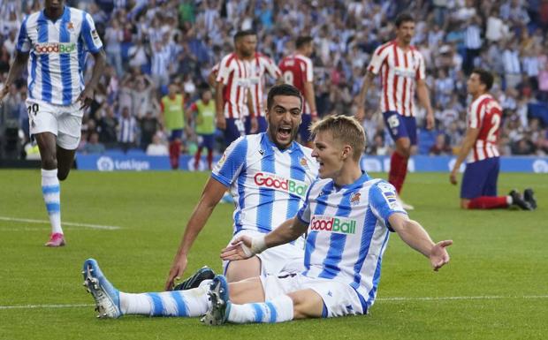 Los goles y asistencias de Martin Odegaard con la Real Sociedad
