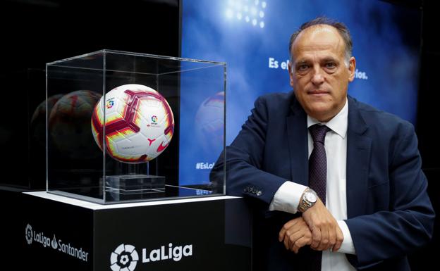 Tebas rechaza la Segunda de 24 equipos que propone la federación