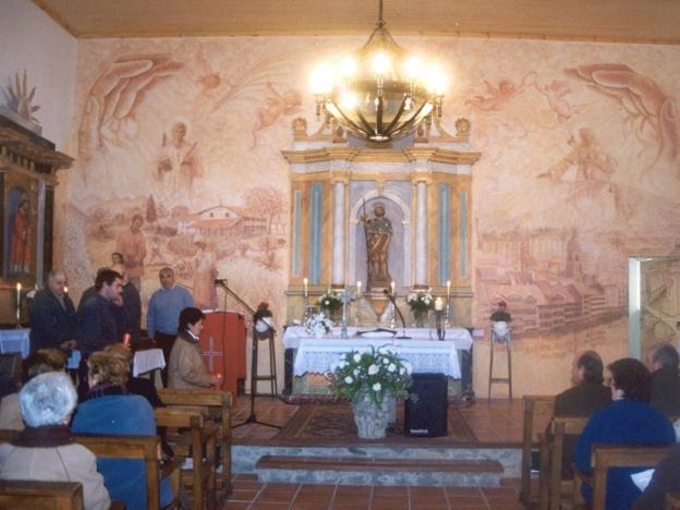 El mural de la ermita de Azkue-San Roke alcanza la mayoría de edad