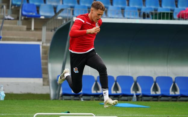 Remiro, ante el año de su confirmación en la Real Sociedad