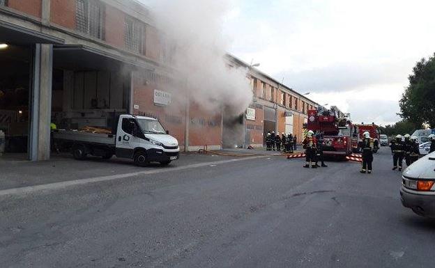 Un incendio causa daños en un pabellón de Urnieta