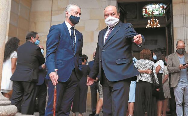 El tándem Urkullu-Ortuzar afianza el ciclo pactista del PNV bajo la sombra del Covid