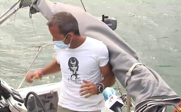 Una orca en aguas de San Sebastián