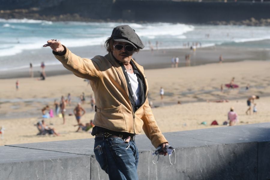 Johnny Depp en San Sebastián
