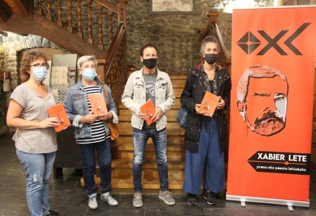 Allende Arnaiz eta Idoia Beratarbidek Xabier Lete lehiaketarentzako irudia sortu dute