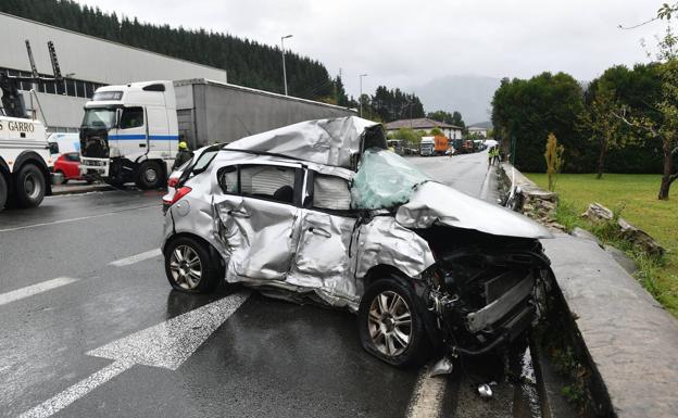 La muerte de una vecina de Eibar eleva a nueve las víctimas en carretera de Gipuzkoa