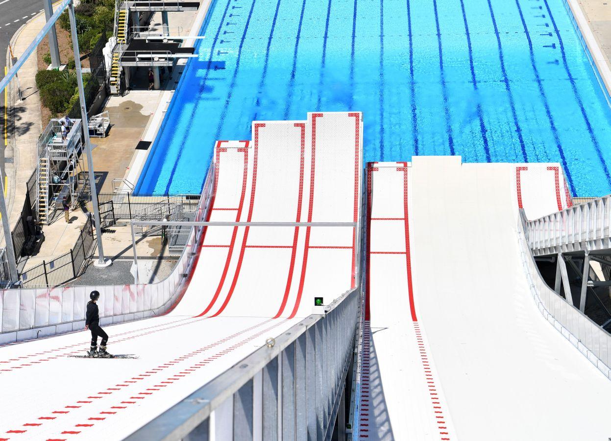 Entrenamientos para los Juegos Olímpicos de invierno