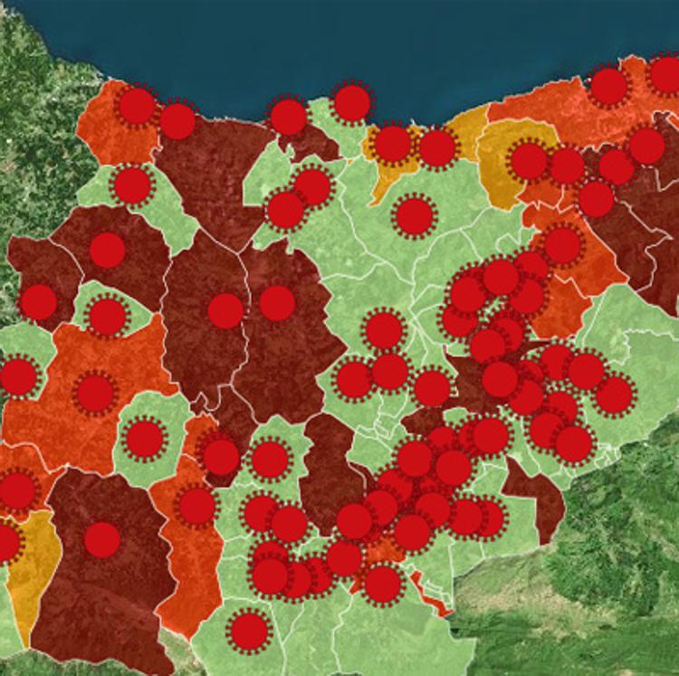 Hernani y Lezo se suman a la lista de municipios en rojo