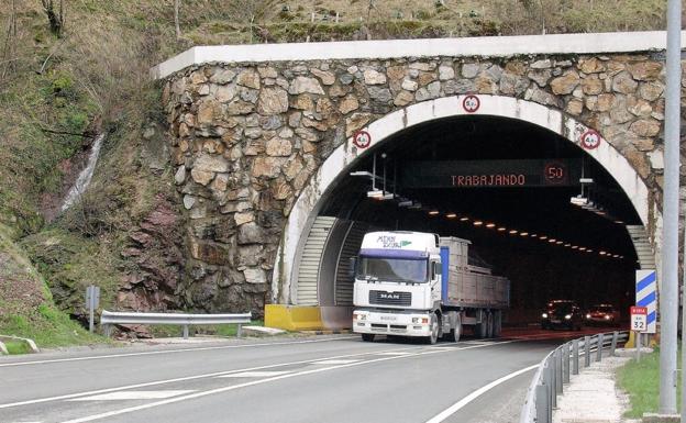 Cerrados los túneles de Belate y Almandoz dos noches por obras