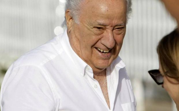Amancio Ortega ingresará hoy casi 650 millones por el dividendo de Inditex