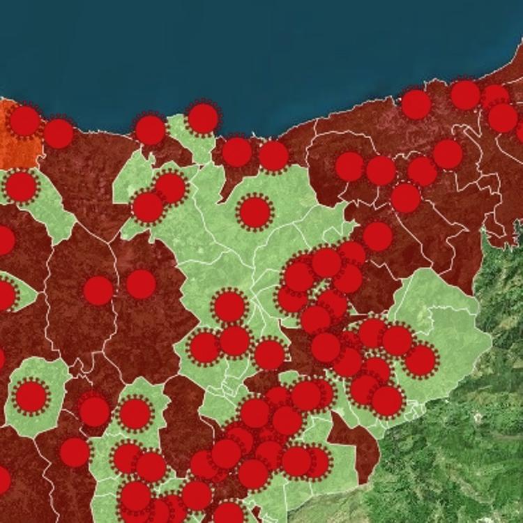 Orio prende el rojo y Gipuzkoa rebasa ya la barrera de los mil positivos por cada 100.000 habitantes