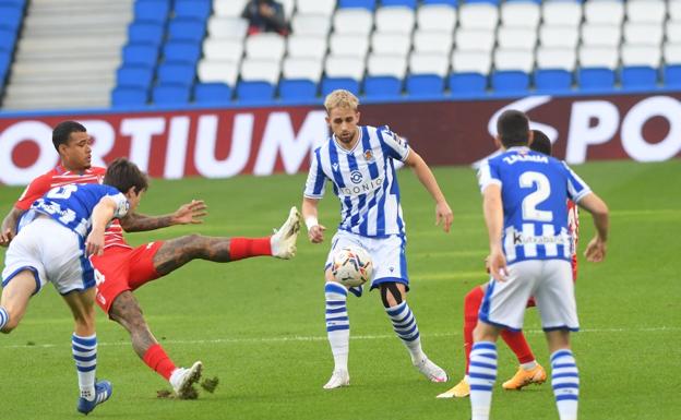 Real Sociedad 1 - 0 Granada, vídeo resumen y goles del partido