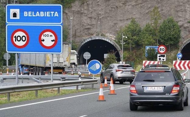 La A-15 se cerrará la noche de este martes para la adecuación de los túneles de San Lorenzo y Belabieta