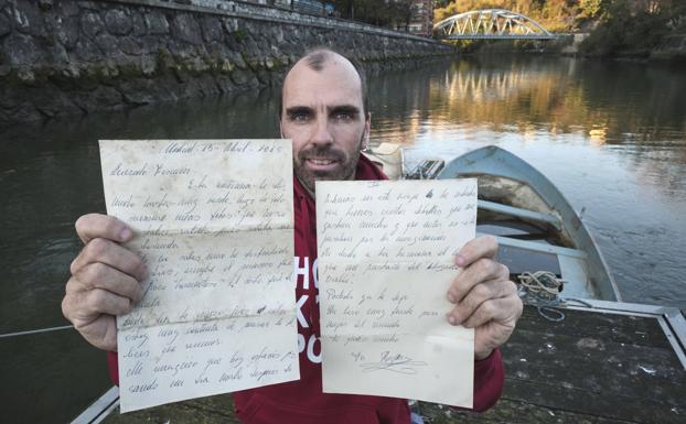 Una antigua carta de amor en el Urumea