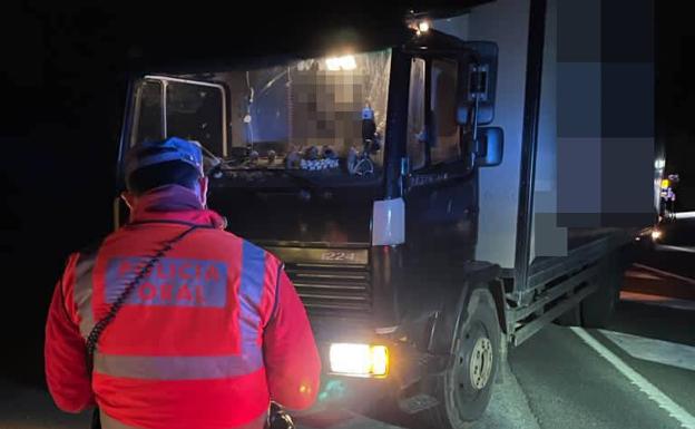 Imputan a un camionero en Bera por dar positivo en cinco drogas