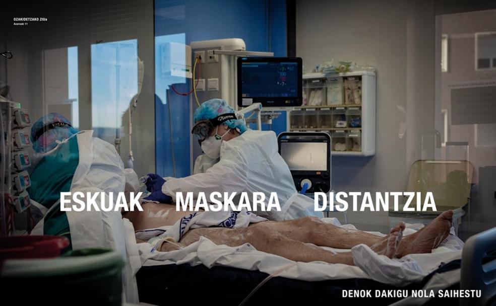 Imágenes de las UCIs vascas para combatir la expansión del Covid-19