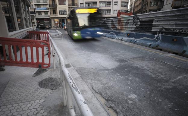 «Este problema no se detectó antes de obra, pero se está saneando el subsuelo»