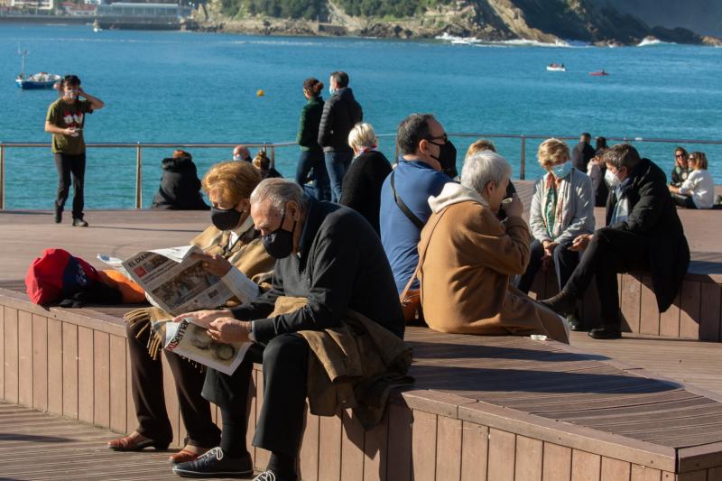 La pandemia baja el pistón con 202 contagios en Gipuzkoa, la cifra más baja en 40 días