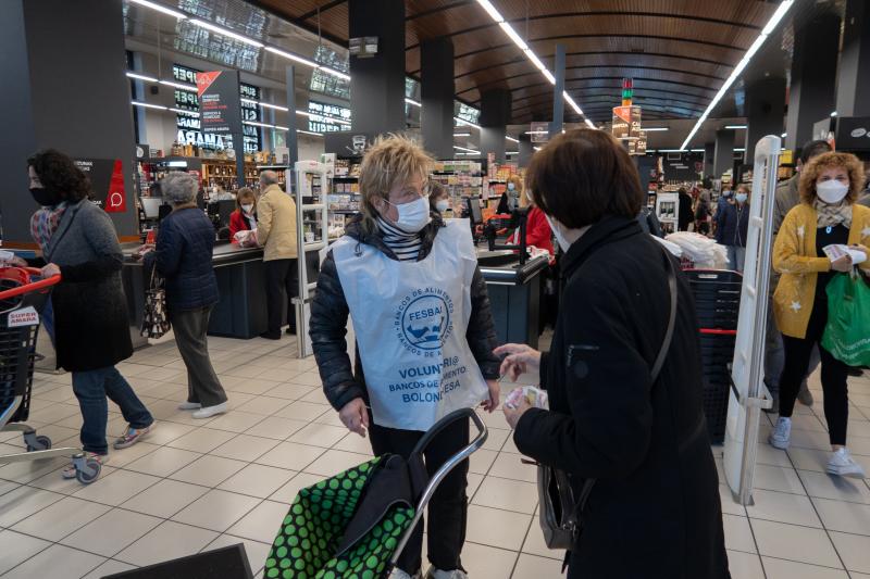 La gran recogida de alimentos registra más de 755.000 euros en donaciones en Gipuzkoa