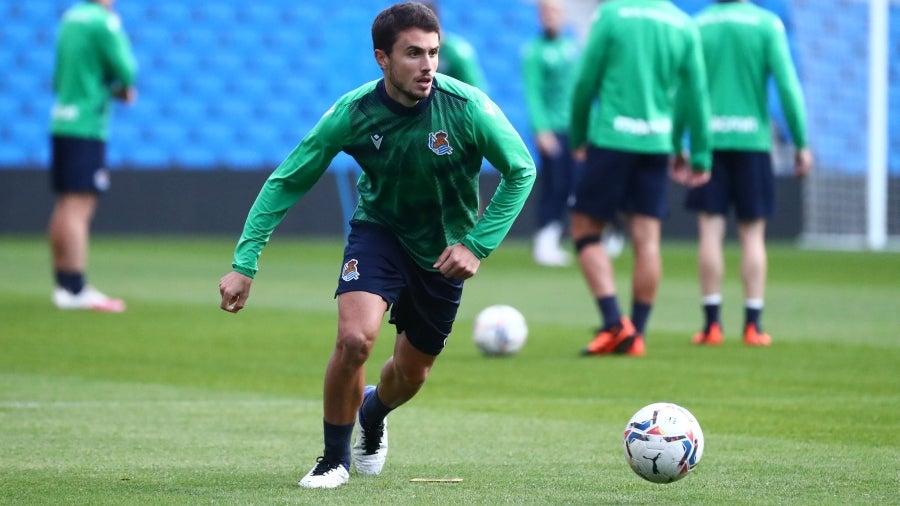 Entrenamiento de la Real, en imágenes