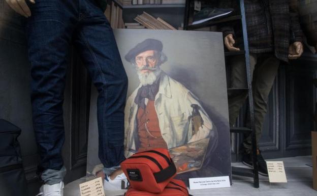 27 reproducciones de las obras de Zuloaga incentivarán las ventas en tiendas de Eibar mediante un concurso