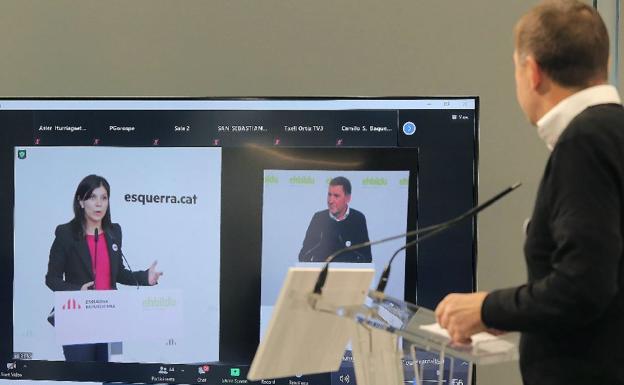 Otegi afirma que el apoyo a los Presupuestos de Sánchez reivindica el derecho a decidir