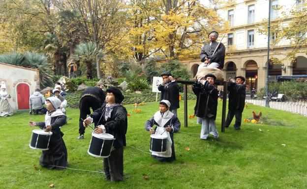 Vuelve el belén de la plaza de Gipuzkoa