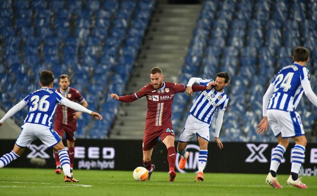 La Real de Europa, sin gol