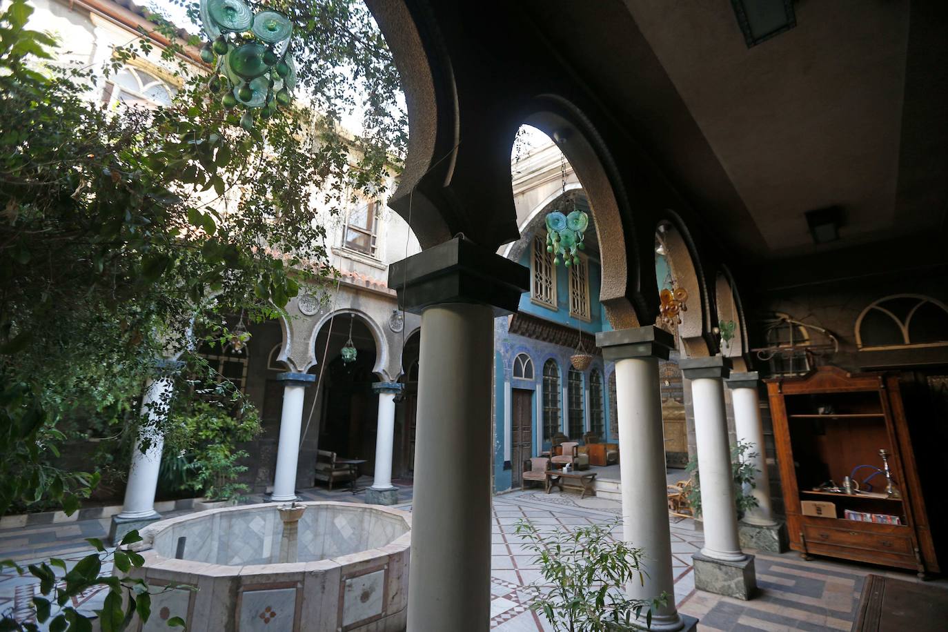 El palacio Naasan, un superviviente de la guerra de Siria