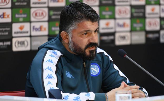 «Es un honor estrenar el Diego Armando Maradona», dice Gattuso