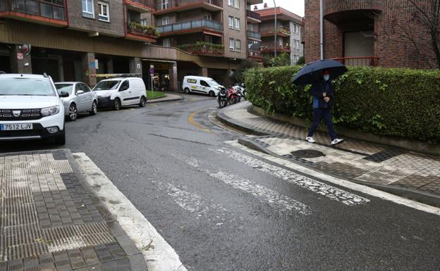 Un paso de cebra borrado, en Borroto