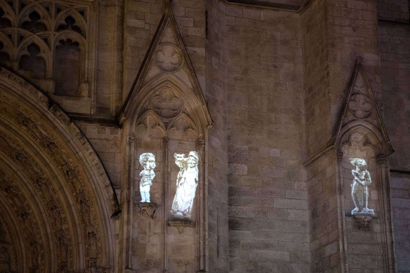 La iluminación navideña de la catedral de Burdeos