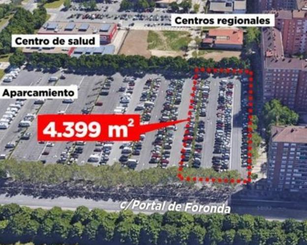 Una nueva parcela de aparcamientos compensará la pérdida de plazas por el futuro Eroski de Arriaga