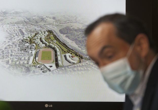 Txenperenea se adapta para acoger las pistas deportivas de Plaiaundi