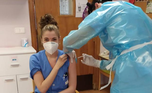 «Ha sido emocionante, porque supone el inicio del fin de la pandemia»