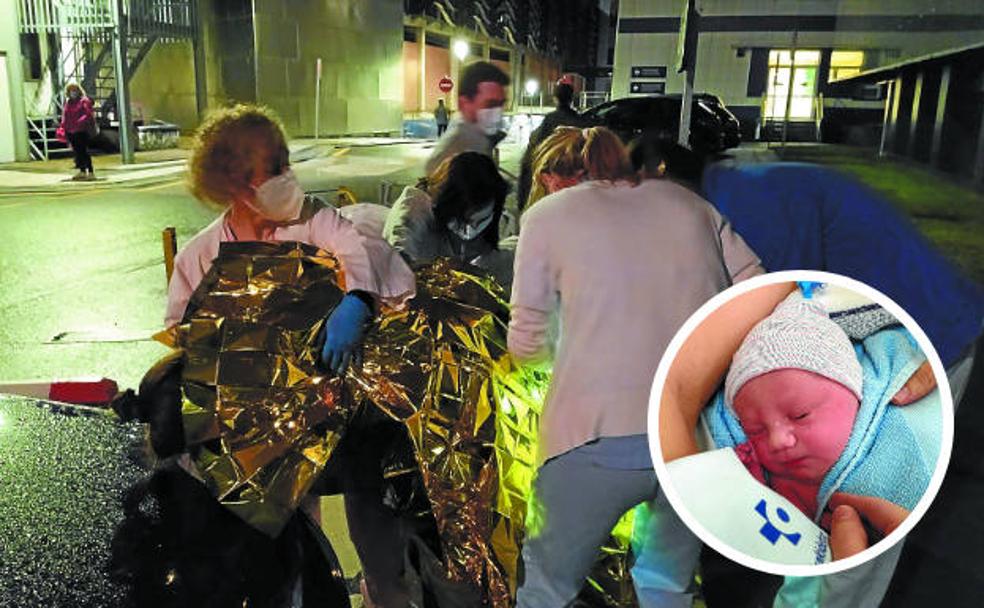 «No llego al hospital, la niña sale ya»