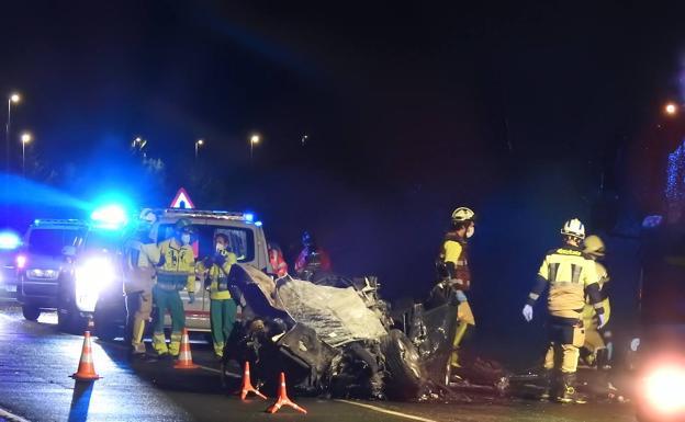 Conmoción en el fútbol vizcaíno por la muerte en accidente de tráfico en Markina del canterano del Eibar y del Athletic Aitor Gandiaga