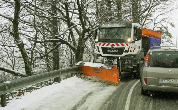 La nieve llegará a las playas de Gipuzkoa