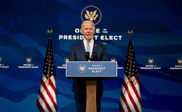 Biden estrenará mandato con la responsabilidad de unir a un país dividido