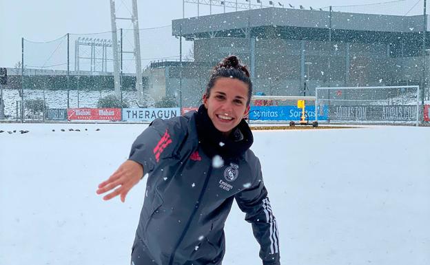 La nieve obliga a suspender el partido entre la Real y el Madrid