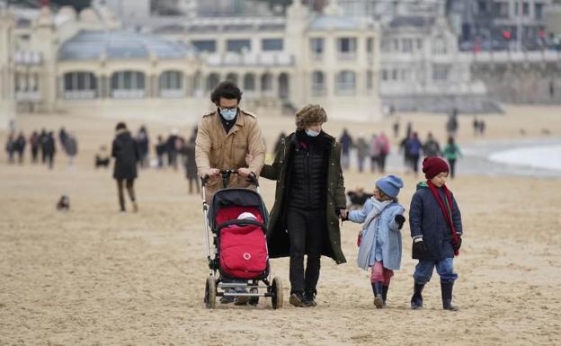 La nieve se resiste en la costa