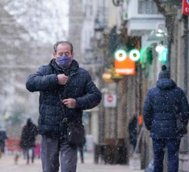 «Mirando el suelo da la sensación que la nevada está siendo mayor de lo que ha caído realmente»