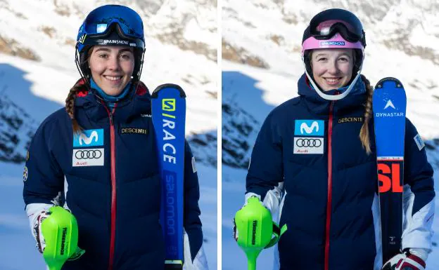 Dos jóvenes guipuzcoanas pisan fuerte en el esquí alpino estatal