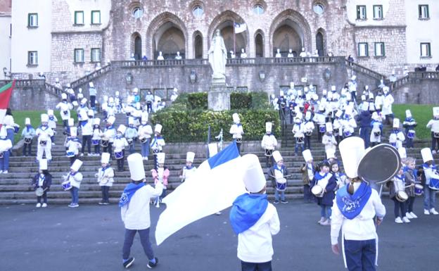 Redoble de tambores en los colegios de San Sebastián