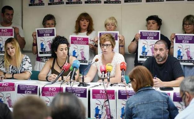Trabajadoras de limpieza de edificios y locales de Gipuzkoa realizan una segunda jornada de huelga este viernes
