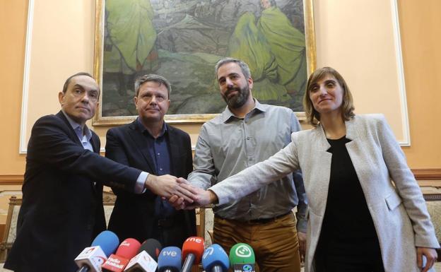 EH Bildu alimenta la opción de reeditar el pacto presupuestario con PSE y Podemos en Irun