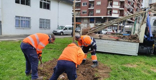 Se construye un nuevo parque en Errebal Txikiñe