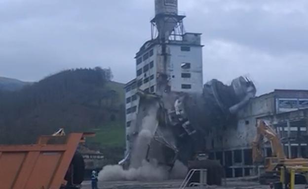 La antigua fábrica de detergentes Bilore en Zaldibia pasa a mejor historia