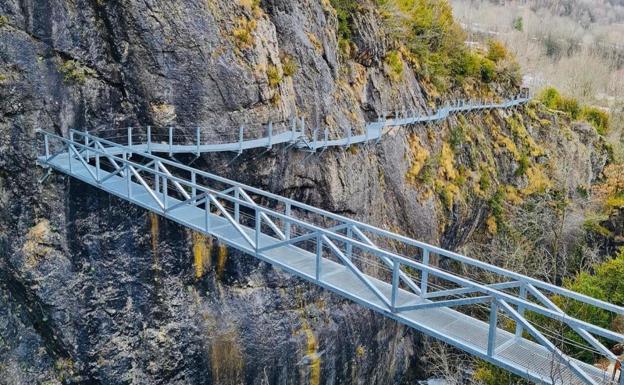 La pasarela de Panticosa, nuevo atractivo turístico del Pirineo