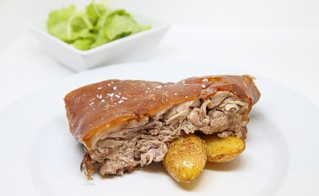 Receta de cochinillo de Usarre de Félix Belaunzaran